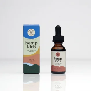 Twisted River Farms HEMP Kids Natural Bubble Gum Flavor Full Spectrum CBD Oil